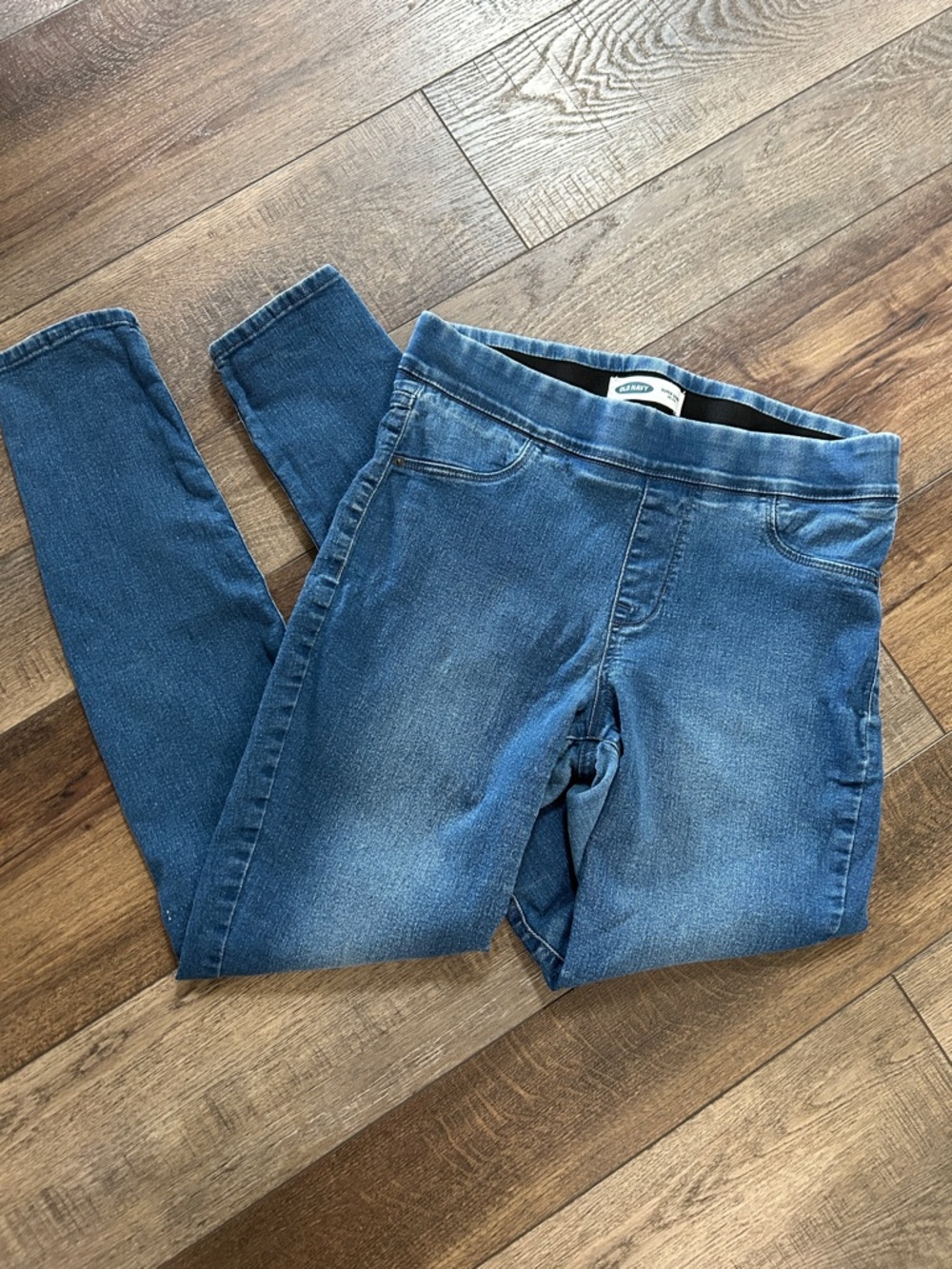Women’s Stretch Denim Jeggings in Medium Blue by Old Navy